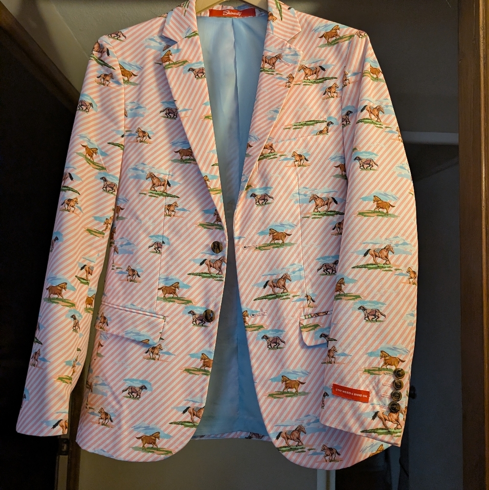 Shinesty The Supreme Steed Derby Horses Blazer - Picture 2 of 13